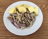 Foto del paso 1 de la receta Judías verdes con patata y morcilla asturiana