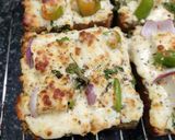 A picture of step 3 of Open Cheesy Paneer Tikka Sandwich Bites !!.