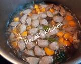 Sup Kimlo Bakso Telur Puyuh langkah memasak 7 foto