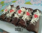 Foto langkah ke 4 dari resep Pancake Pisang Coklat.