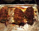 A picture of step 10 of Hasselbach Chicken.