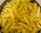 A picture of step 1 of Chilli potato.