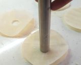 A picture of step 1 of Phyllo Chocolate Doughnuts #SahDessert.