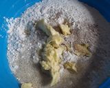 A picture of step 1 of Heart shaped mandazi.