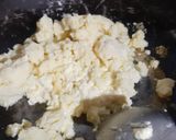 A picture of step 2 of Rasmalai modak.
