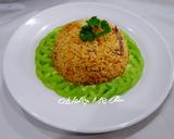 Hình bước làm 1 của món Cơm chiên thịt bò kim chi