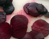 A picture of step 2 of Vickys Beetroot Crisps, Gluten, Dairy, Egg, Soy & Nut-Free.
