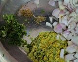A picture of step 5 of Jowar onion pakoda.