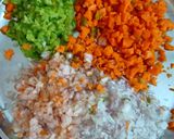 A picture of step 1 of Paneer Biryani.