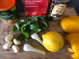 Tomato, Black Bean and Lemon Soup