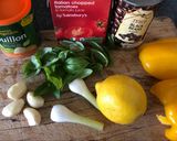 A picture of step 1 of Tomato, Black Bean and Lemon Soup.