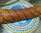 Foto langkah ke 9 dari resep Bolu gulung pandan isi coklat keju ekonomis.