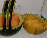 A picture of step 1 of Citrus fruit salat.