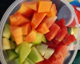 Foto langkah ke 1 dari resep Salad buah sederhana.