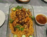 صورة لخطوة 6 من وصفة فروج محمر ع رز شواية السعودي