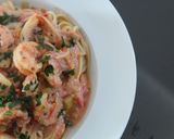 Foto del paso 1 de la receta: Frutos del mar en salsa rosa