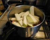 A picture of step 4 of Bottle gourd Koottu (suraikkai koottu in Tamil).