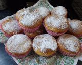 Foto del paso 3 de la receta: Muffins rellenos de manzanas y queso con Amaretto (18 unidades)