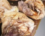 Une image de l'étape 4 de Cuisse de poulet sauce soja et miel.