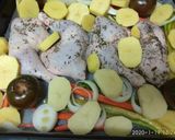 Foto del paso 2 de la receta: Pollo asado con patatas y verduras