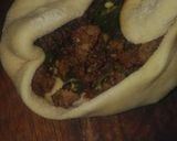A picture of step 4 of Keemay Wala paratha.