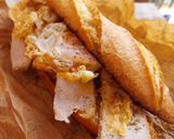 Foto del paso 15 de la receta: Bocata de lomo en manteca colorá con huevo frito