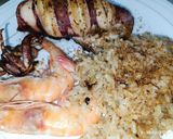 Foto del paso 6 de la receta: Calamar a la plancha, con chimichurri, tajín y arroz frito