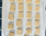A picture of step 5 of Gluten free Cumin & Ajwain Mini Bites- Savory Farali Butter Biscuits 🍪.