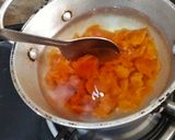 A picture of step 1 of Jaggery Wheat Flour Halwa.