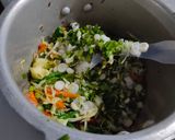 A picture of step 2 of Vegetable pulao in pressure cooker.