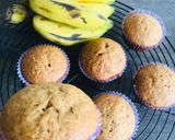A picture of step 5 of Banana muffins.