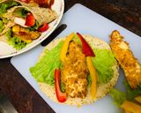 รูปขั้นตอนการทำที่ 4 ของ ตอร์ติญ่าอกไก่โรลคลีน