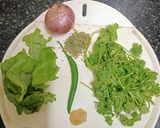 A picture of step 2 of Spinach Pakora Kadhi With Indian Herbed Rice - Punjabi meal For Dinner.