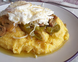 Foto del paso 6 de la receta: Polenta con cebolla agridulce y champiñones