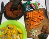 Foto langkah ke 3 dari resep Kepiting Asam Manis Pedas.