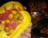 A picture of step 6 of Stuffed capicum.