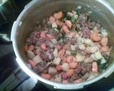 A picture of step 4 of Polish Cabbage Soup (Kapusniak).