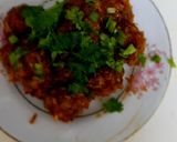 A picture of step 6 of Veg Manchurian balls from leftover rice.