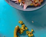 Foto del paso 4 de la receta: Ensalada de tomate y nectarina con bonus track de anchoa