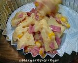 Foto langkah ke 4 dari resep Carbonara Cheese Bread Pie.