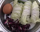 รูปขั้นตอนการทำที่ 3 ของ ผักกาดขาวห่อหมูสับ (อาหารเด็ก/ก่อนขวบไม่ปรุงรส)