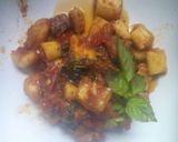Foto langkah ke 4 dari resep iwak asin kemangi balado tanpa lombok.