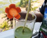 Hình bước làm 3 của món Sinh tố cải bó xôi - Spinach smoothie