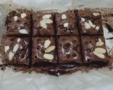 Foto langkah ke 7 dari resep Brownies Shiny Choco Kacang Almond.
