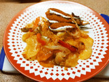 Sardinas al horno con verduras