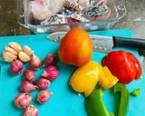 Foto langkah ke 1 dari resep Ikan Kakap Putih Barramundi Masak Paprika.