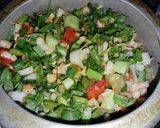 A picture of step 2 of Spring Onion Sabji.