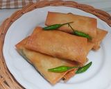 Foto langkah ke 5 dari resep Martabak Ayam Sayur.