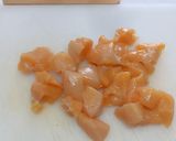 Foto del passaggio 3 della ricetta Bocconcini di pollo con zucca e salsa di soia
