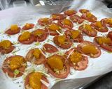 A picture of step 4 of Mini Meatballs w/ Mandarin Orange Garlic Tomatoes.
